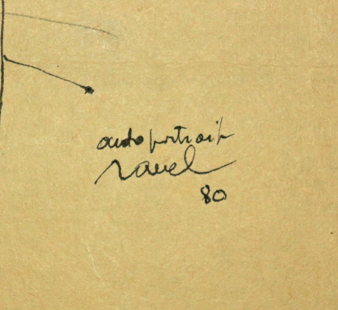 Autoportrait Ravel.