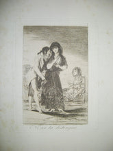 Charger l'image dans la galerie, Ni asi la distingue. Planche n°7 de la suite "Los Caprichos".