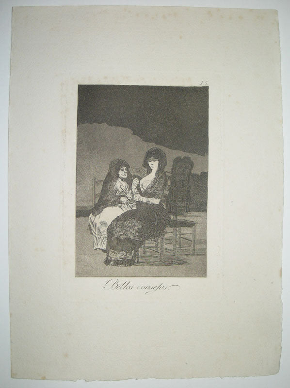 Bellos consejos. Planche n°15 de la suite