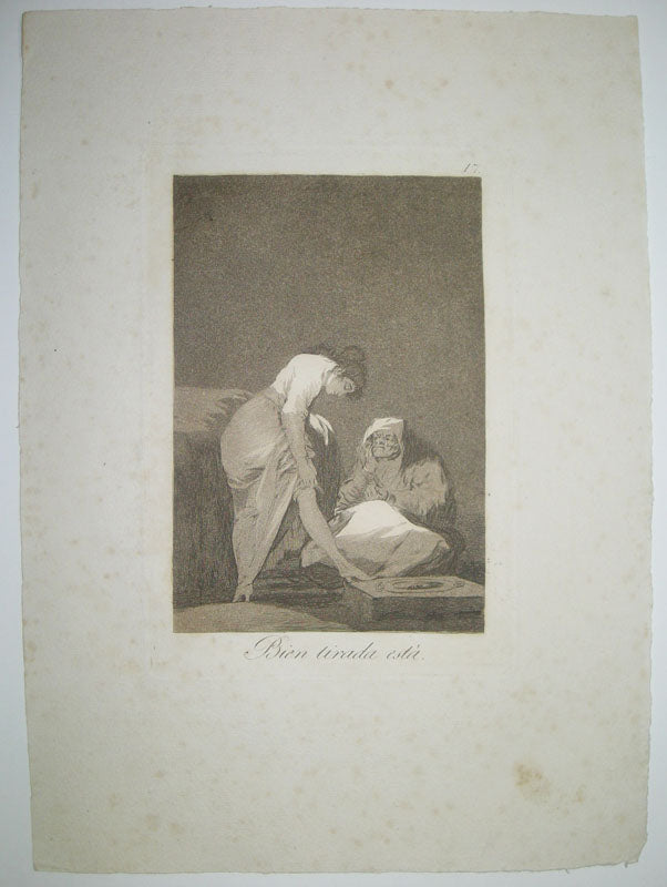 Bien tirada esta. Planche n°17 de la suite