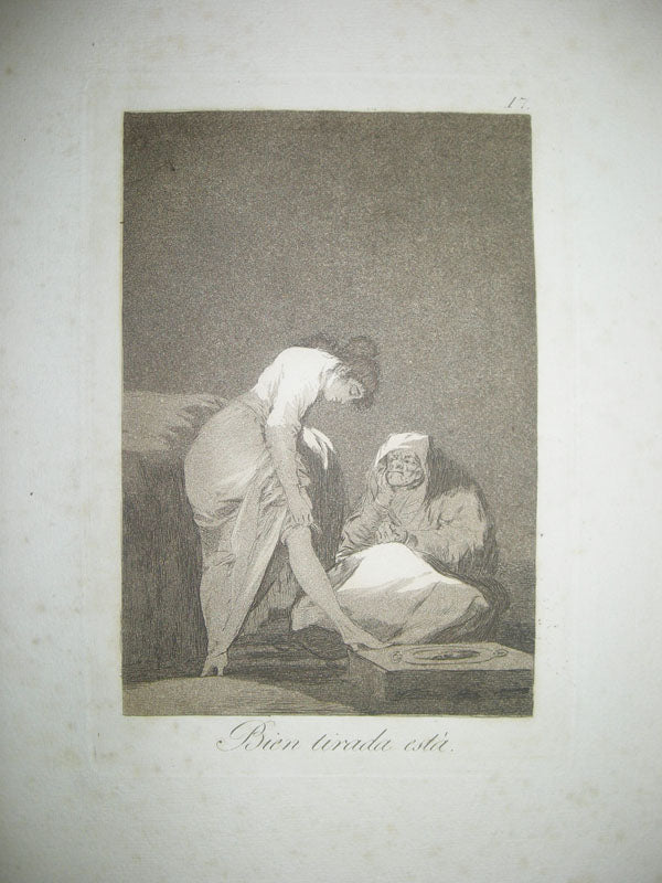 Bien tirada esta. Planche n°17 de la suite