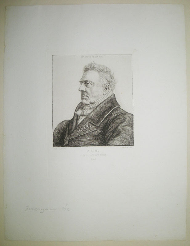 Portrait de Louis Jacques-Marie Bizeul (75è année de son âge).