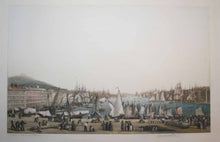 Charger l'image dans la galerie, Vue de Marseille vue de la Canebière. Vers 1842-