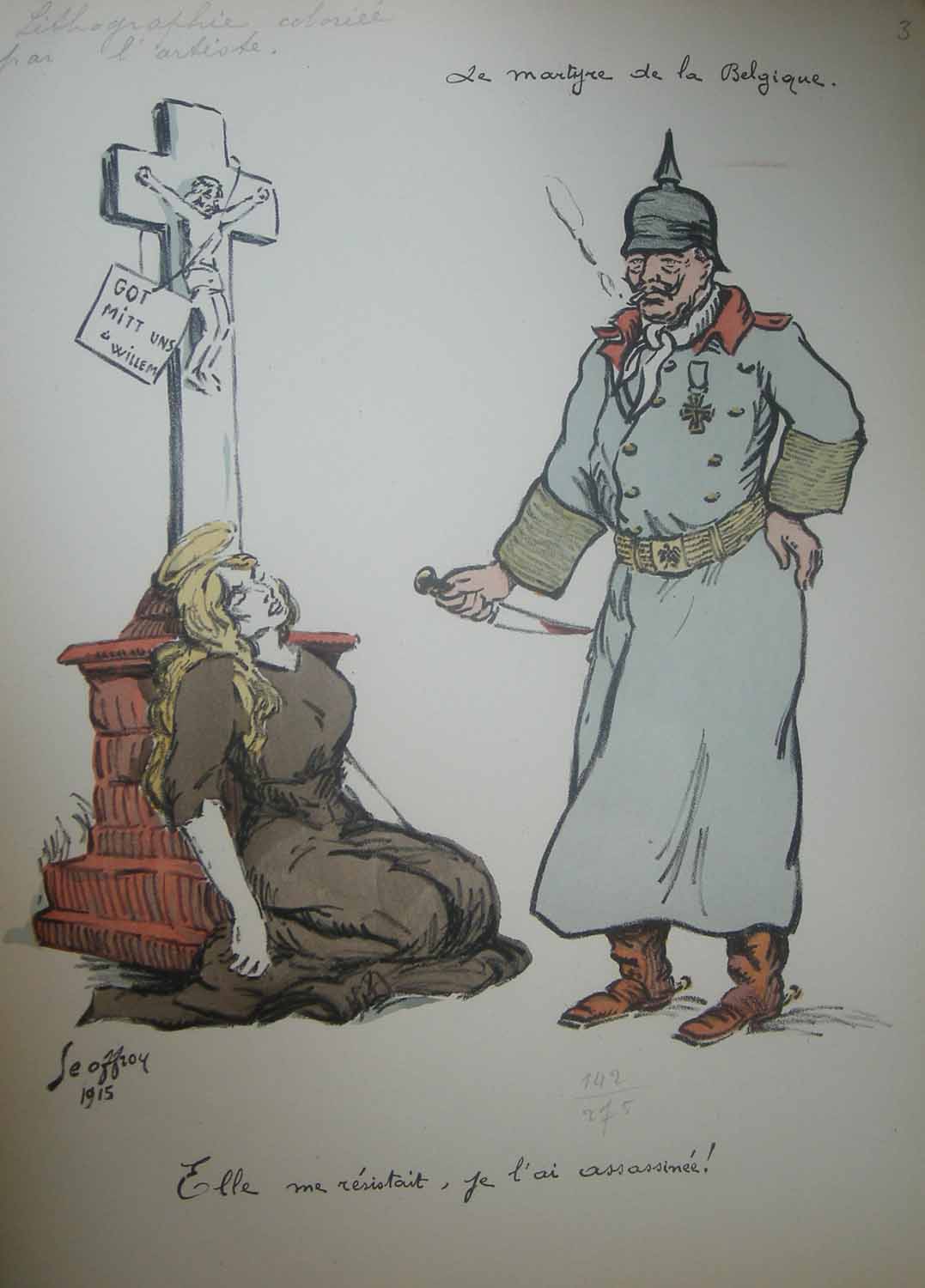 Le Martyre de la Belgique.