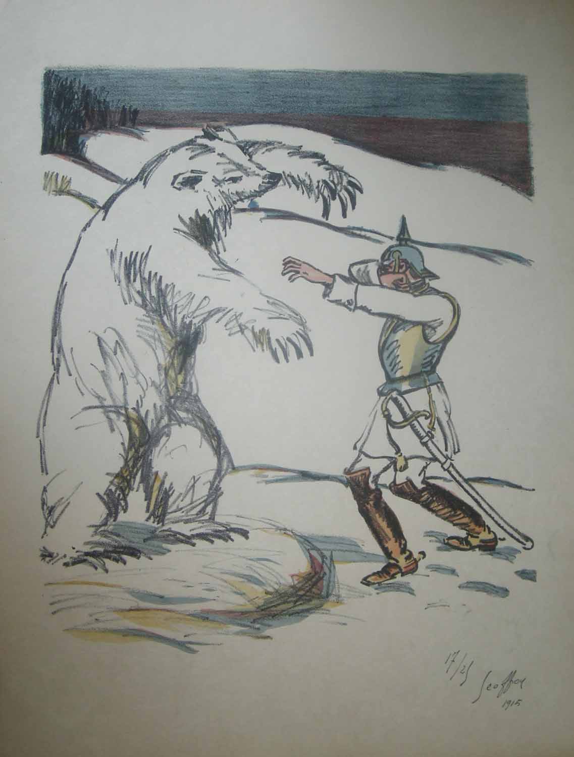 Ours et Allemand.