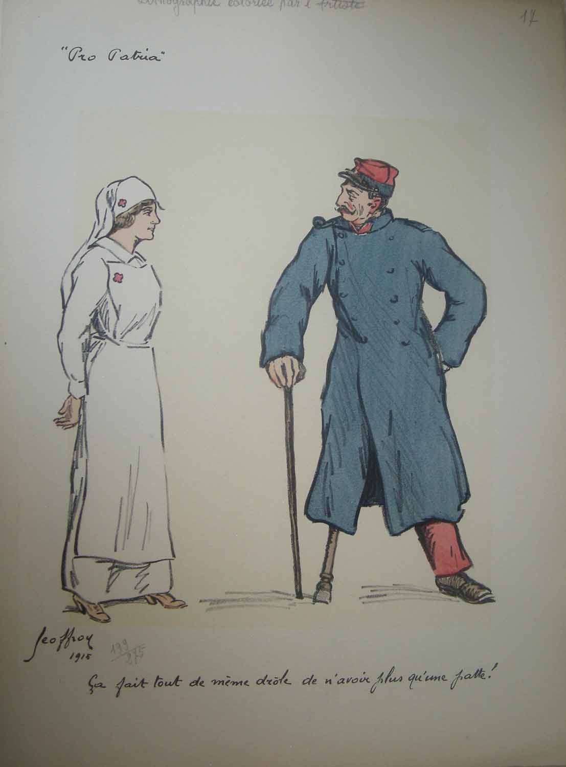 Pro Patria, ça fait tout de même drôle de n'avoir plus qu'une patte!