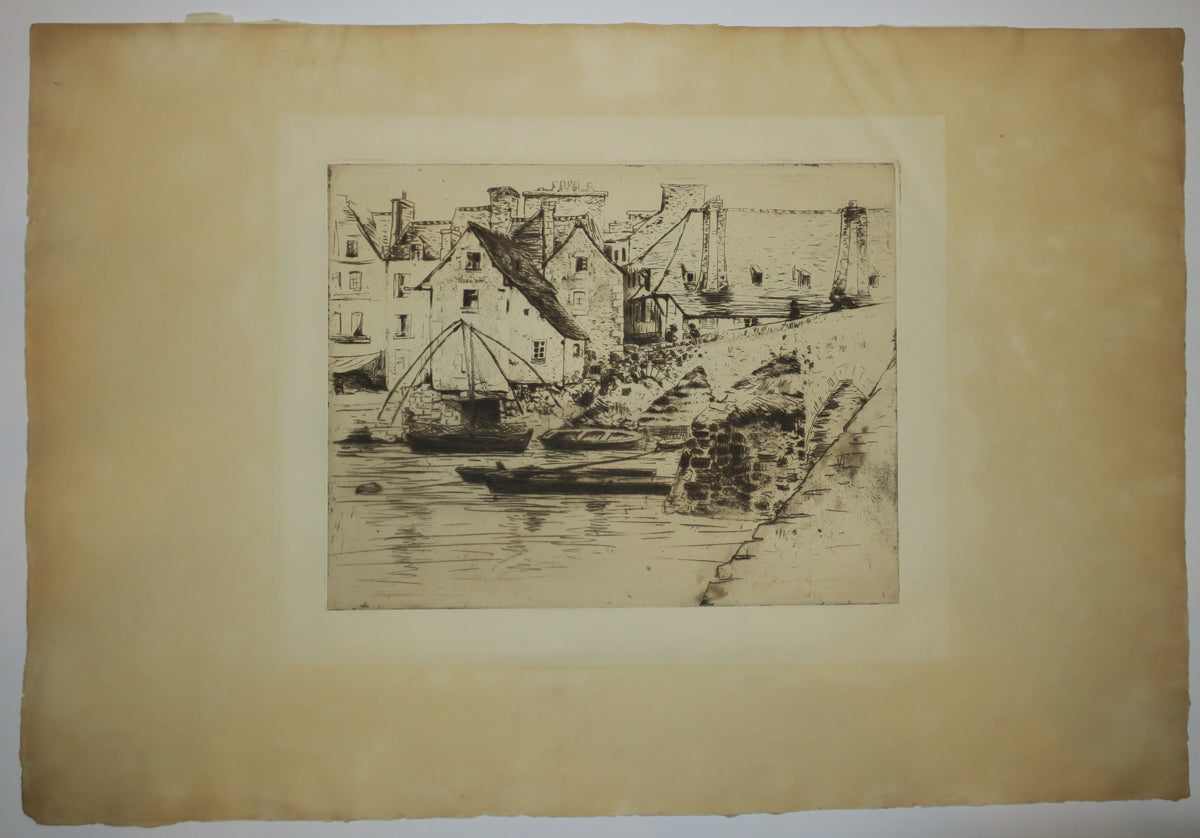 (Canal à Dinan).