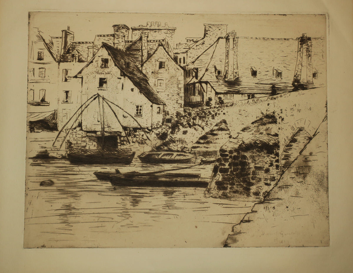 (Canal à Dinan).
