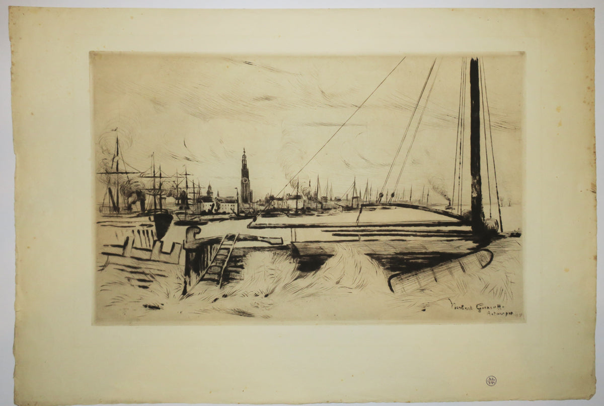 Anvers (Le port).