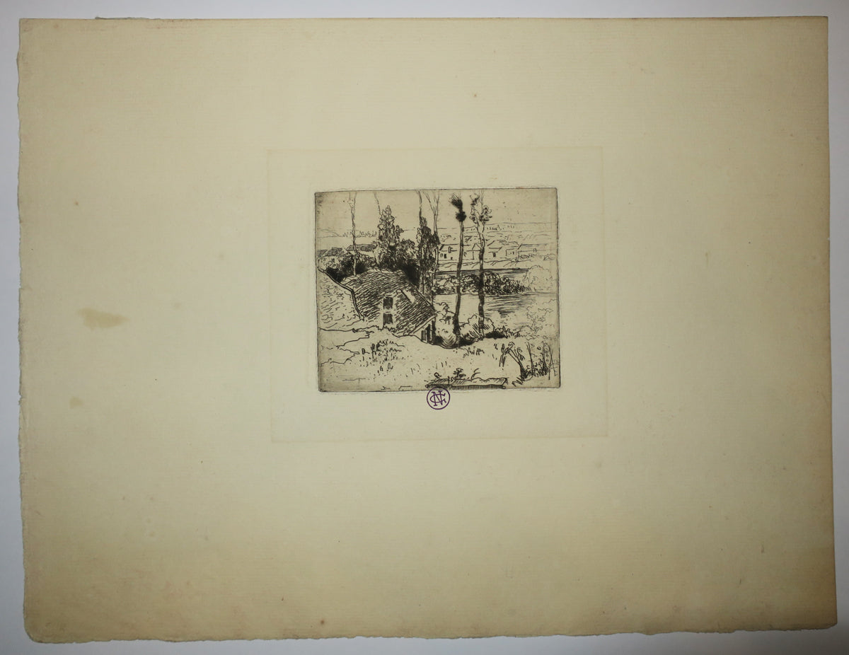 Auvers-sur-Oise vu depuis Chaponval.