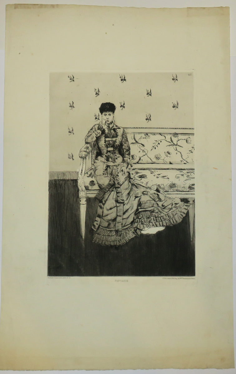 Fantaisie (Mlle Reine Goeneutte sur un canapé).