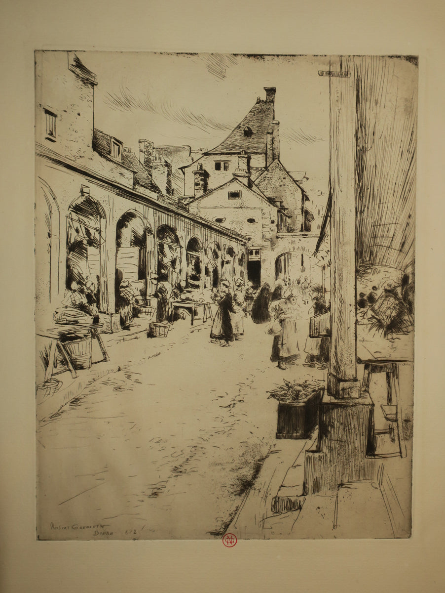 Le marché, Dinan.
