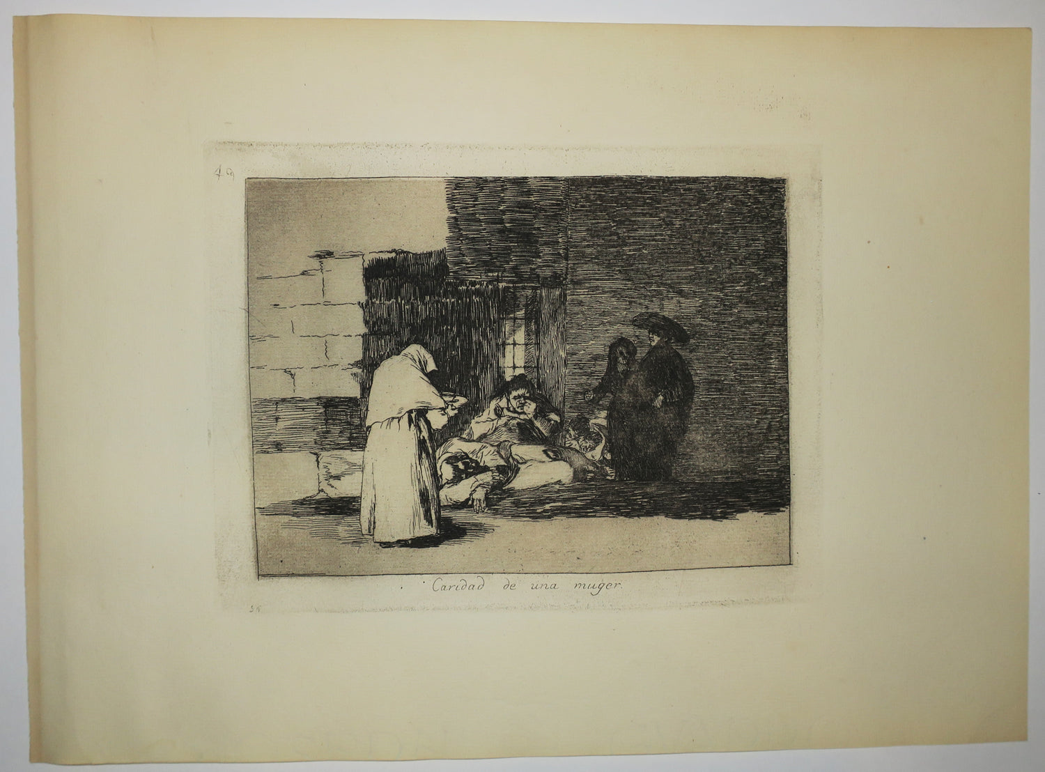 Caridad de una muger (Charité d'une femme).