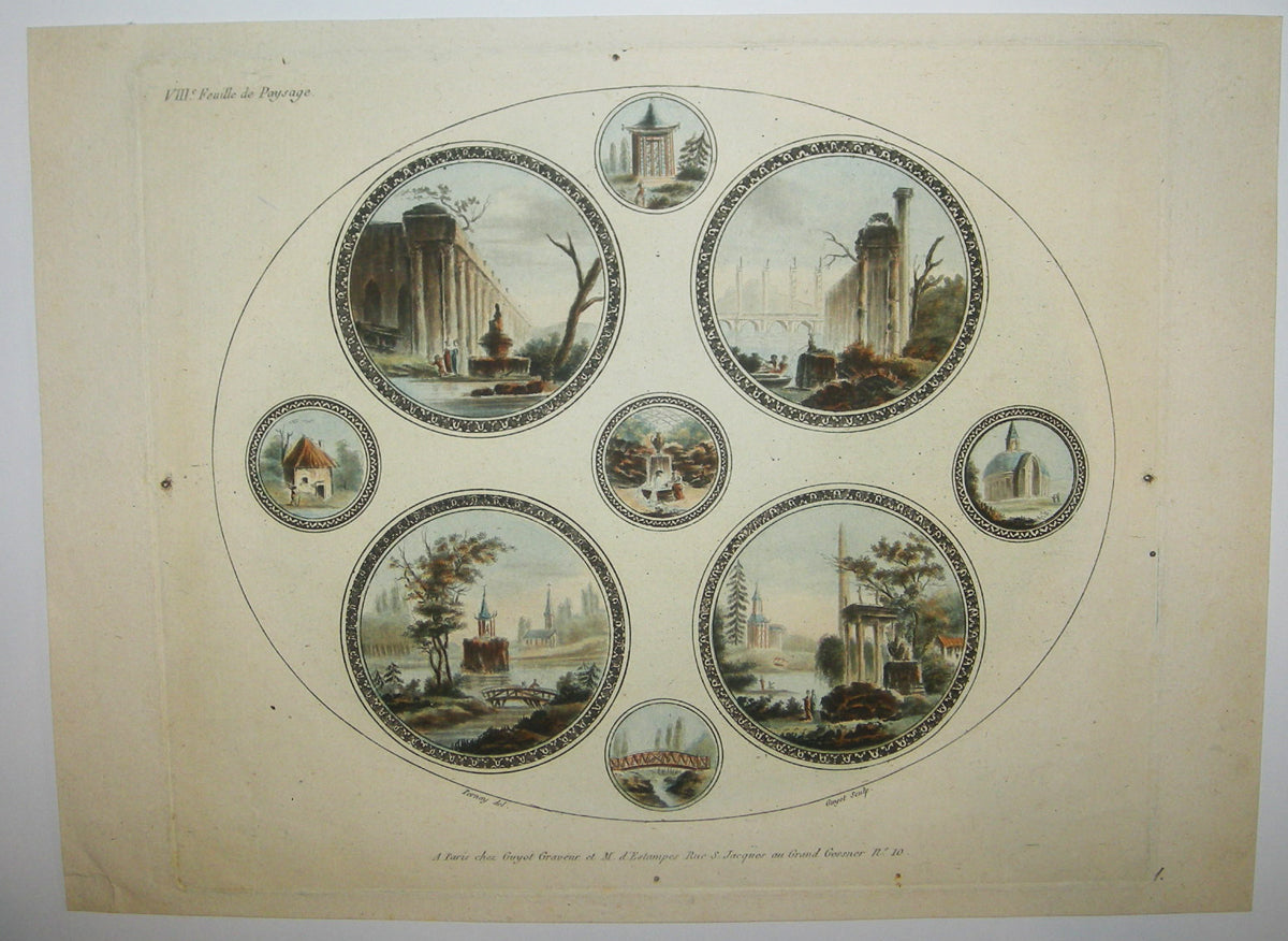 VIIIème feuille de Paysages.