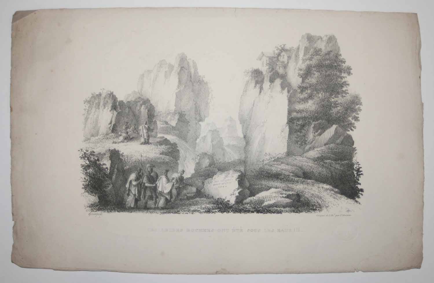 Ces arides rochers ont été sous les eaux!!!...