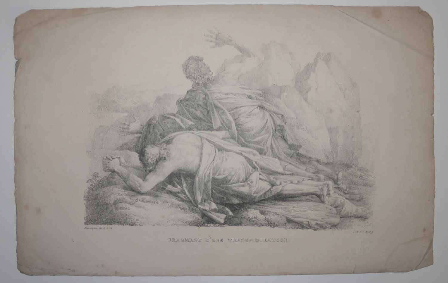 Fragment d'une transfiguration.