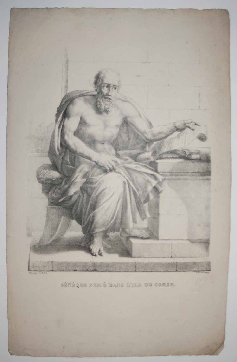Sénèque exilé dans l'Ile de Corse.