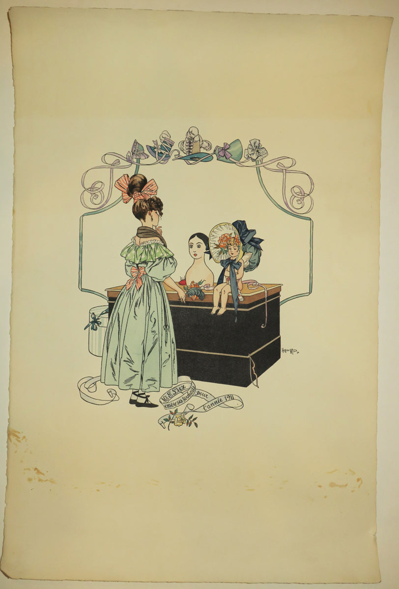 Mr E. Liez envoie ses souhaits pour l'année 1911.