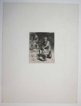 Charger l'image dans la galerie, Femme lavant dans un baquet.