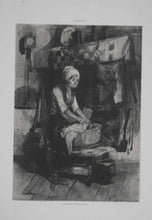 Charger l'image dans la galerie, Femme lavant du linge dans un baquet.