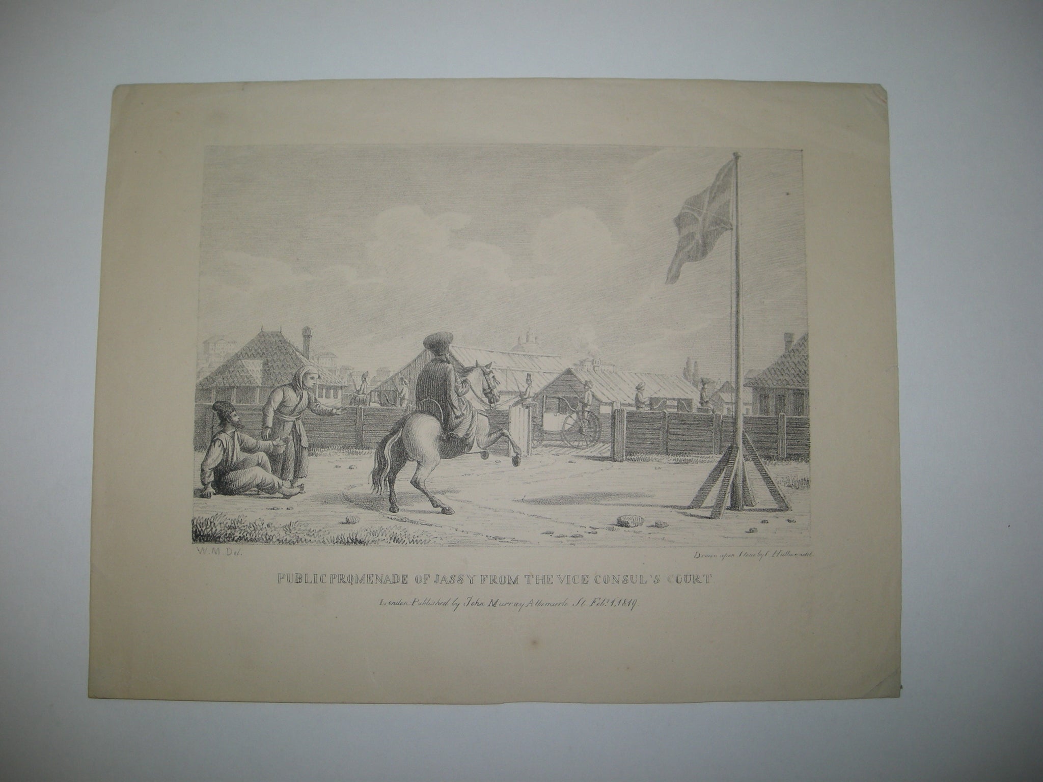 Public promenade of Jassy from the Vice Consul's court.