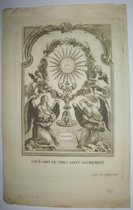 Loué soit le très Saint Sacrement.