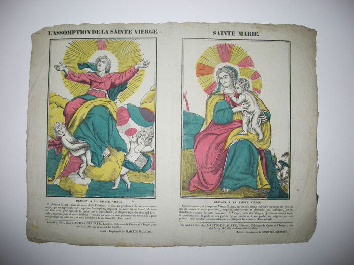 Deux Oraisons: L'Assomption de la Sainte Vierge & Sainte Marie.