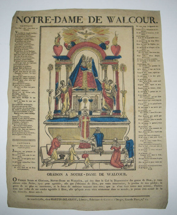 Notre-Dame de Walcour. Oraison à Notre-Dame de Walcour.