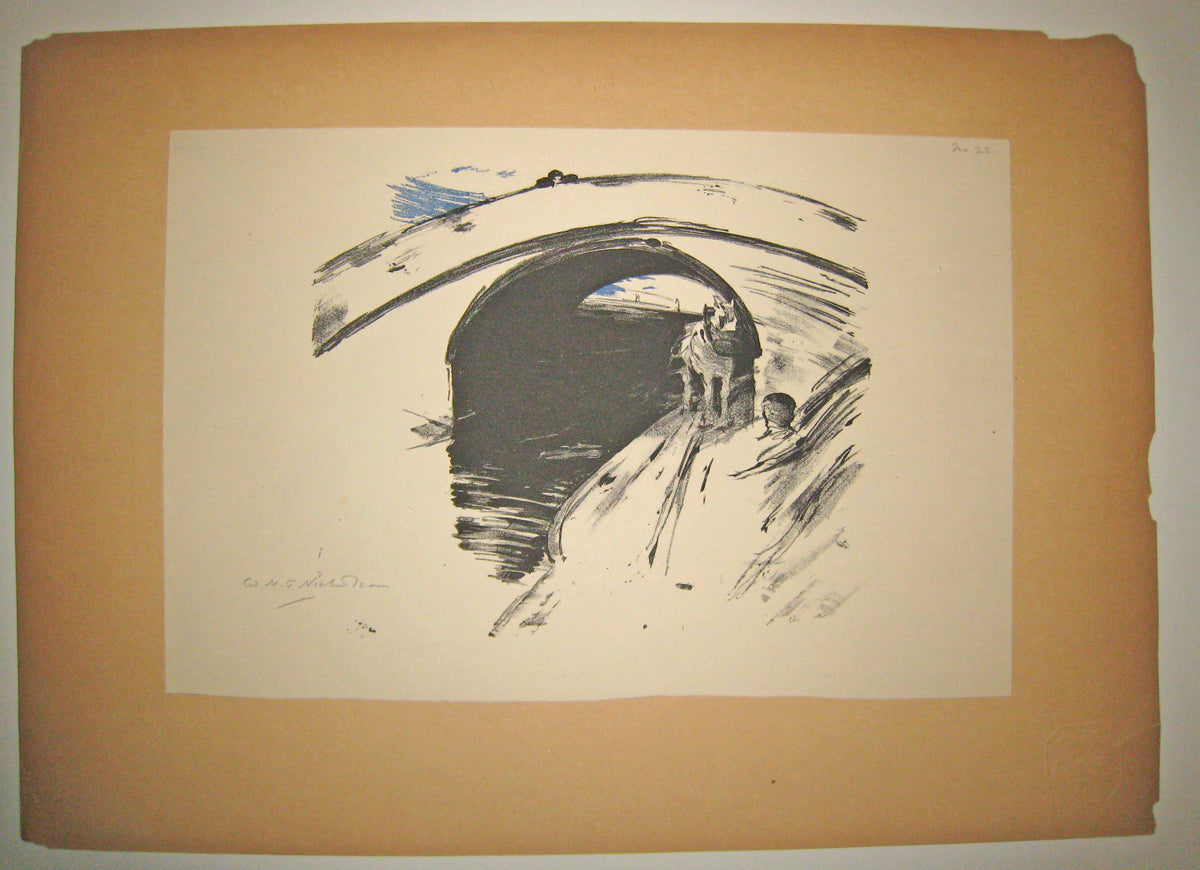 Sous l'arche du Pont.