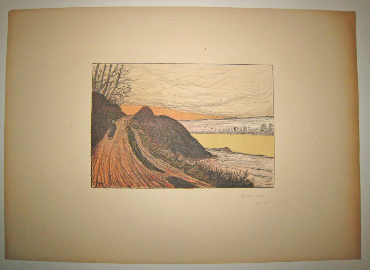 La route de Gaud ou Le chemin au bord de la mer.