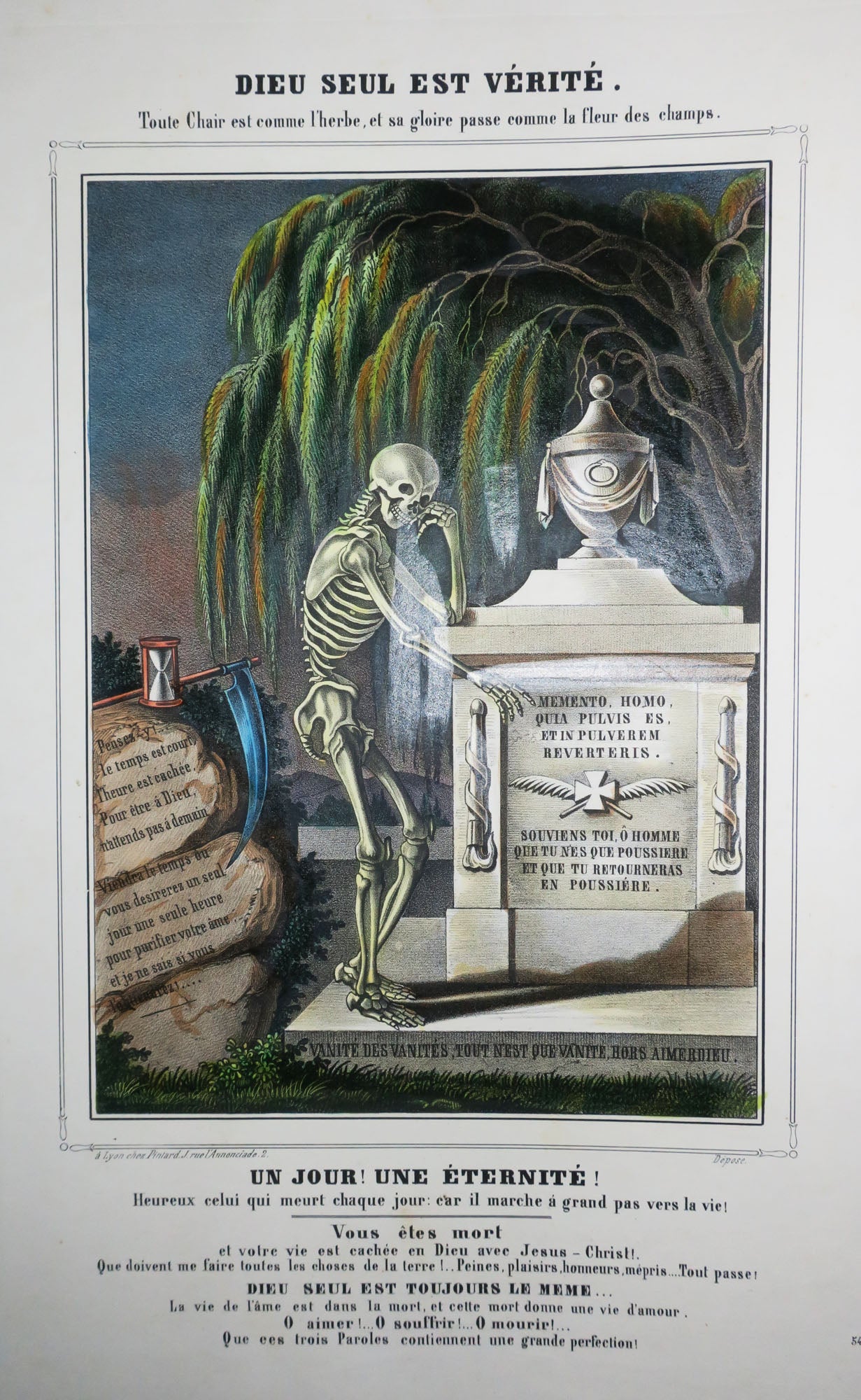 Vanité. Dieu seul est vérité.
