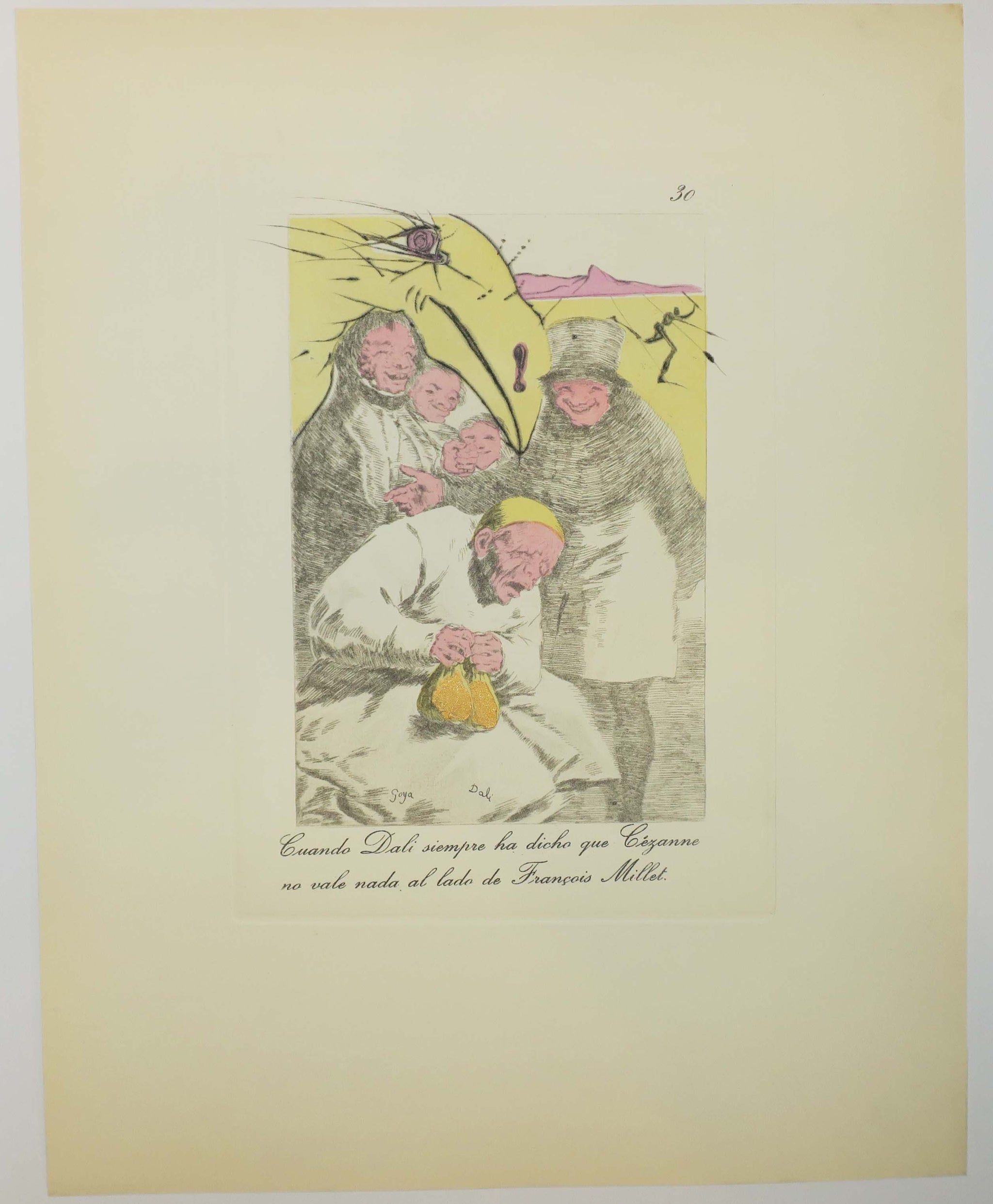 Cuando Dali simepre ha dicho que Cézanne no vale nada al lado de François Millet.