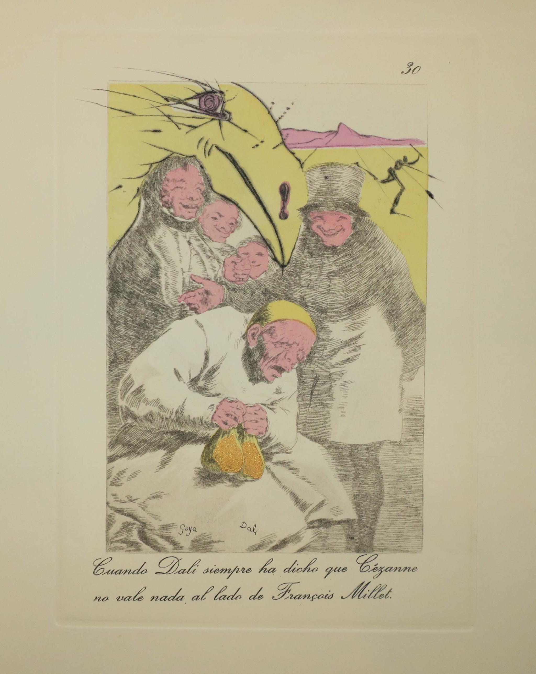 Cuando Dali simepre ha dicho que Cézanne no vale nada al lado de François Millet.