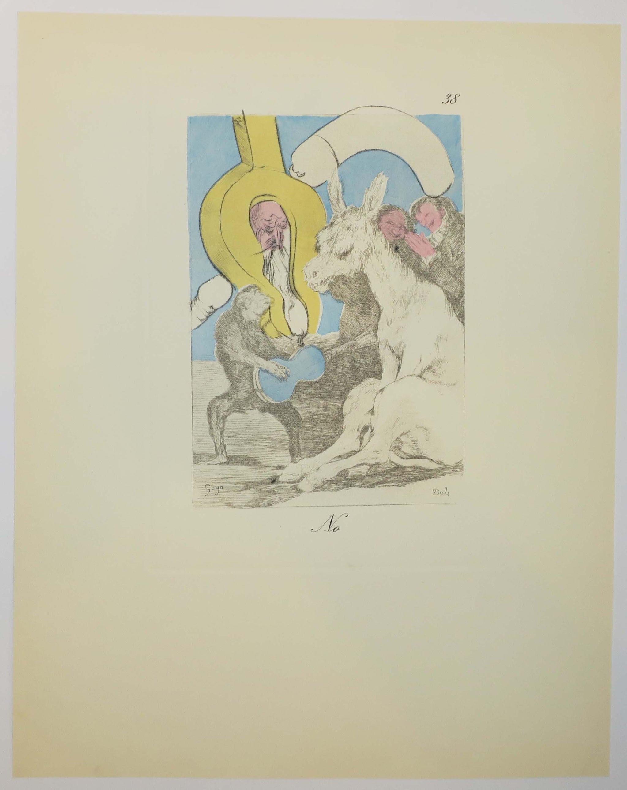 No. Les Caprices de Goya de Dali. 1977.