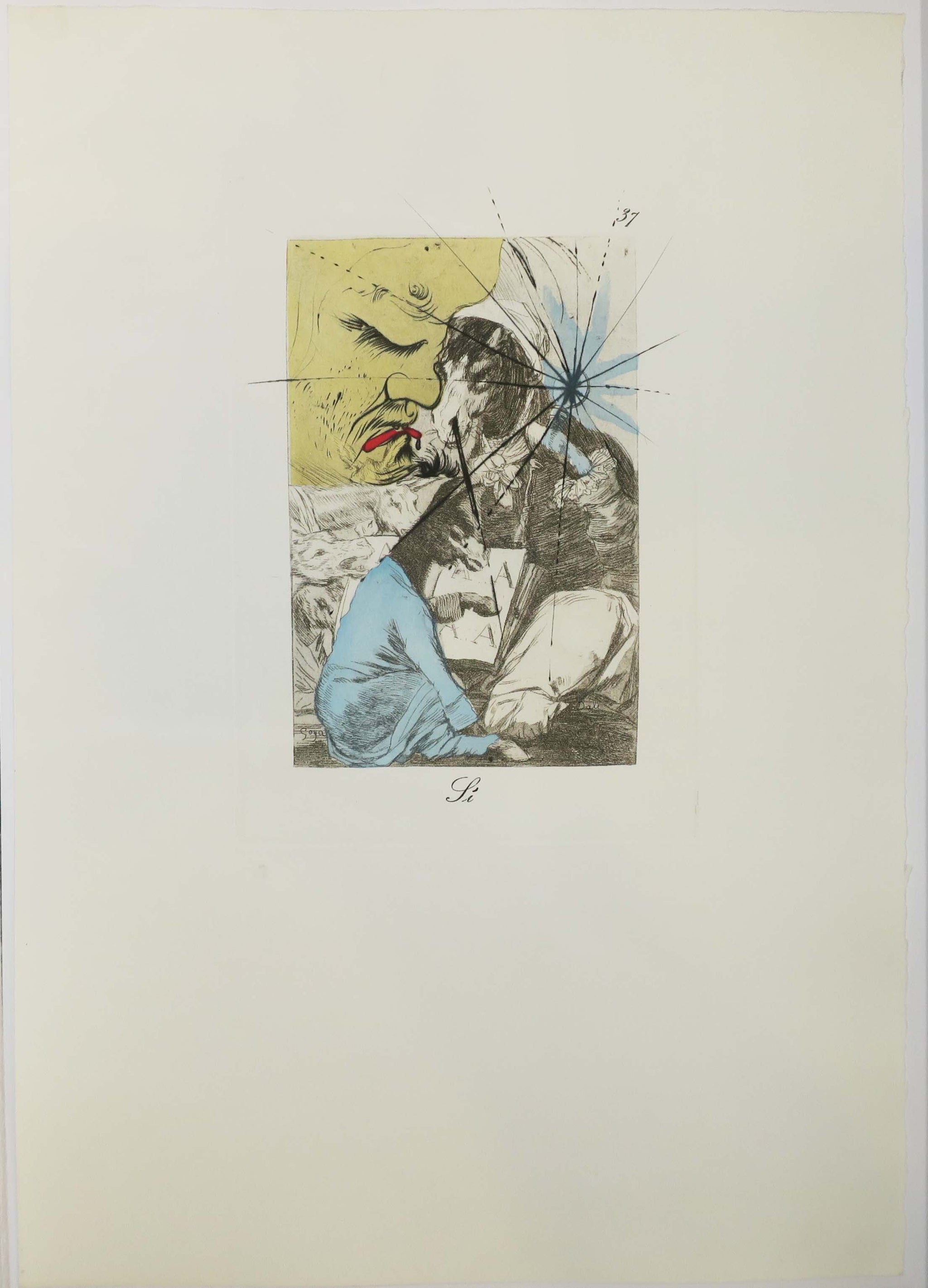 Si. Les Caprices de Goya de Dali. 1977.
