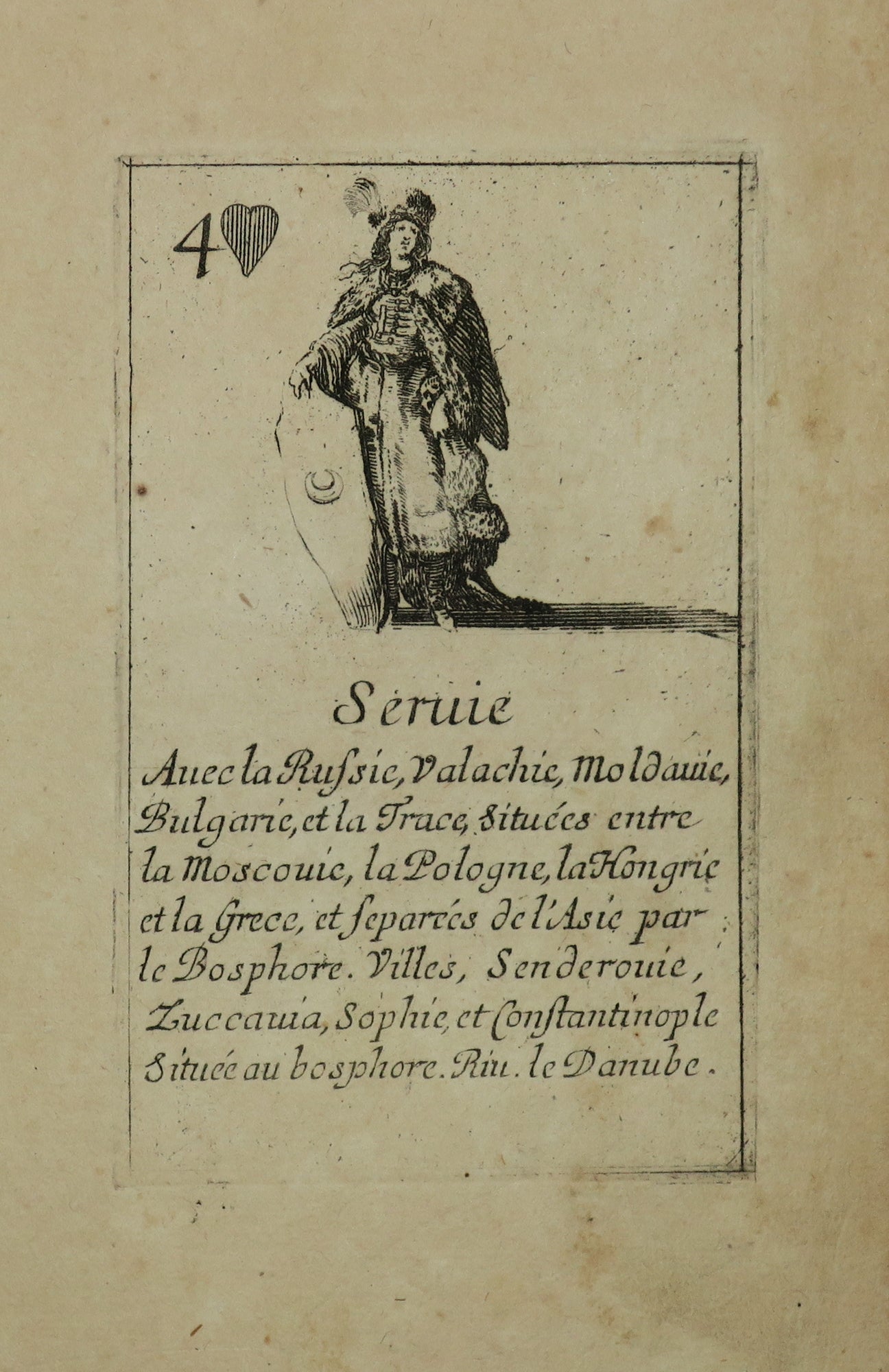 Serbie. Carte de la suite