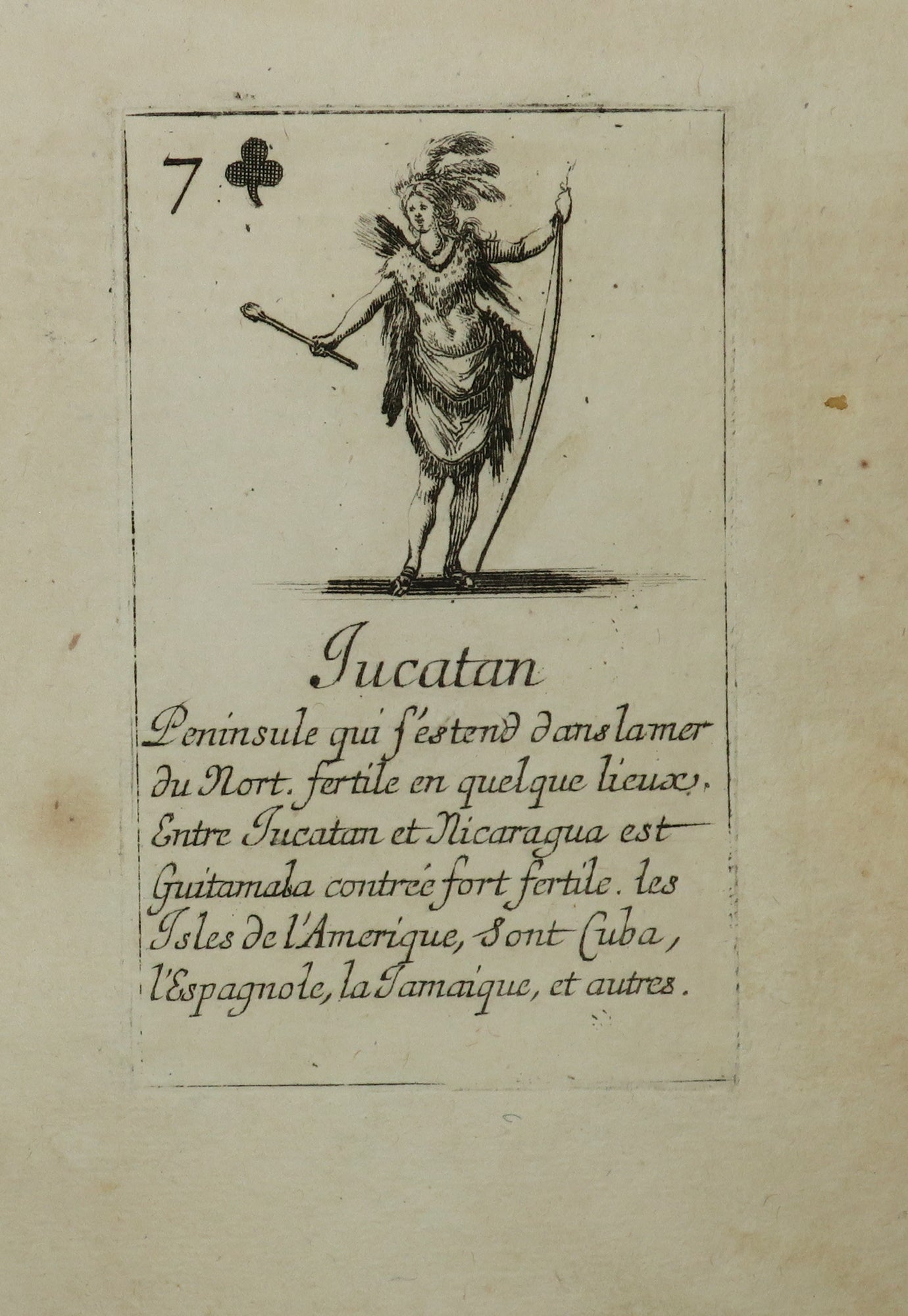 Iucatan. Carte de la suite