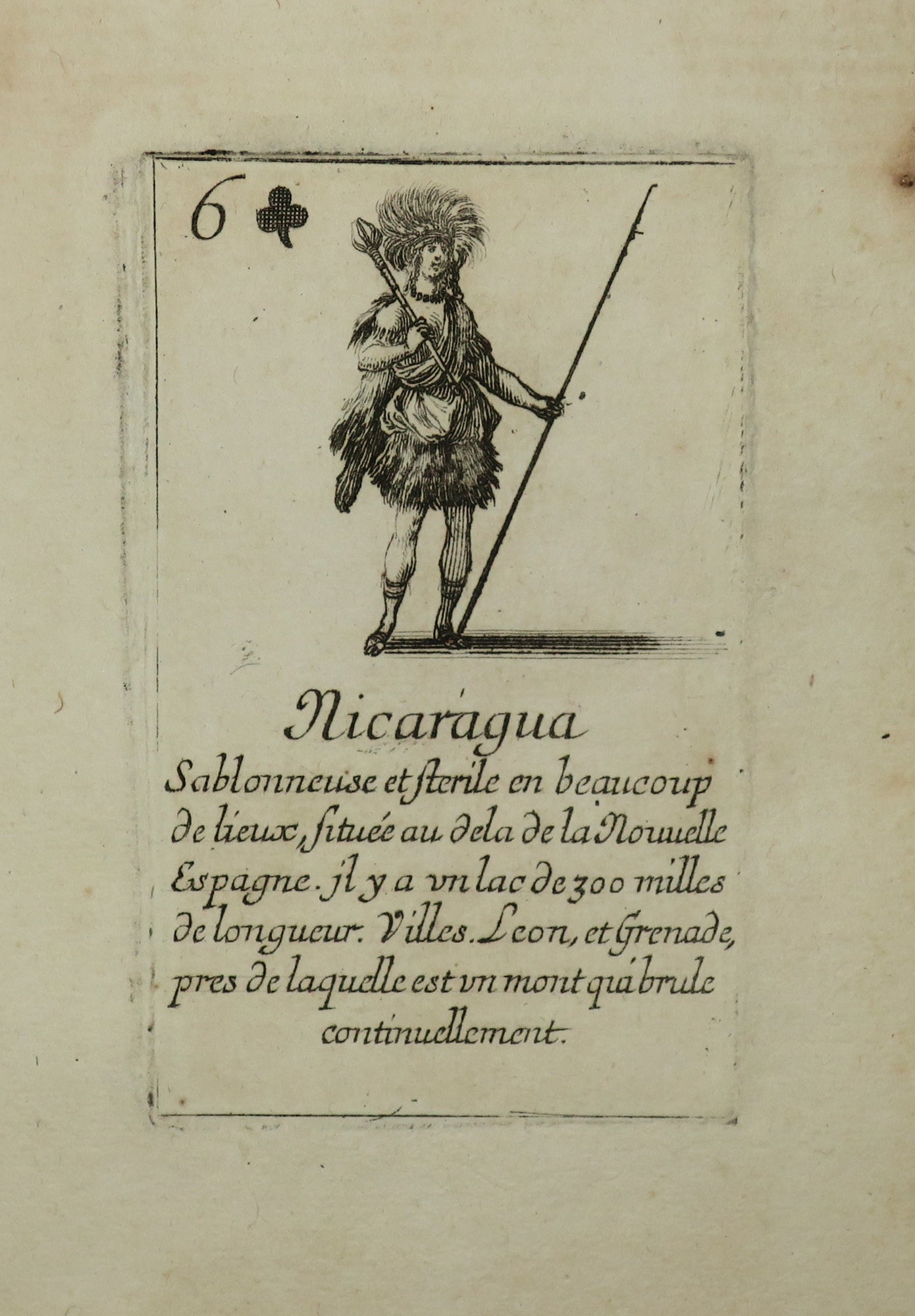 Nicaragua. Carte de la suite