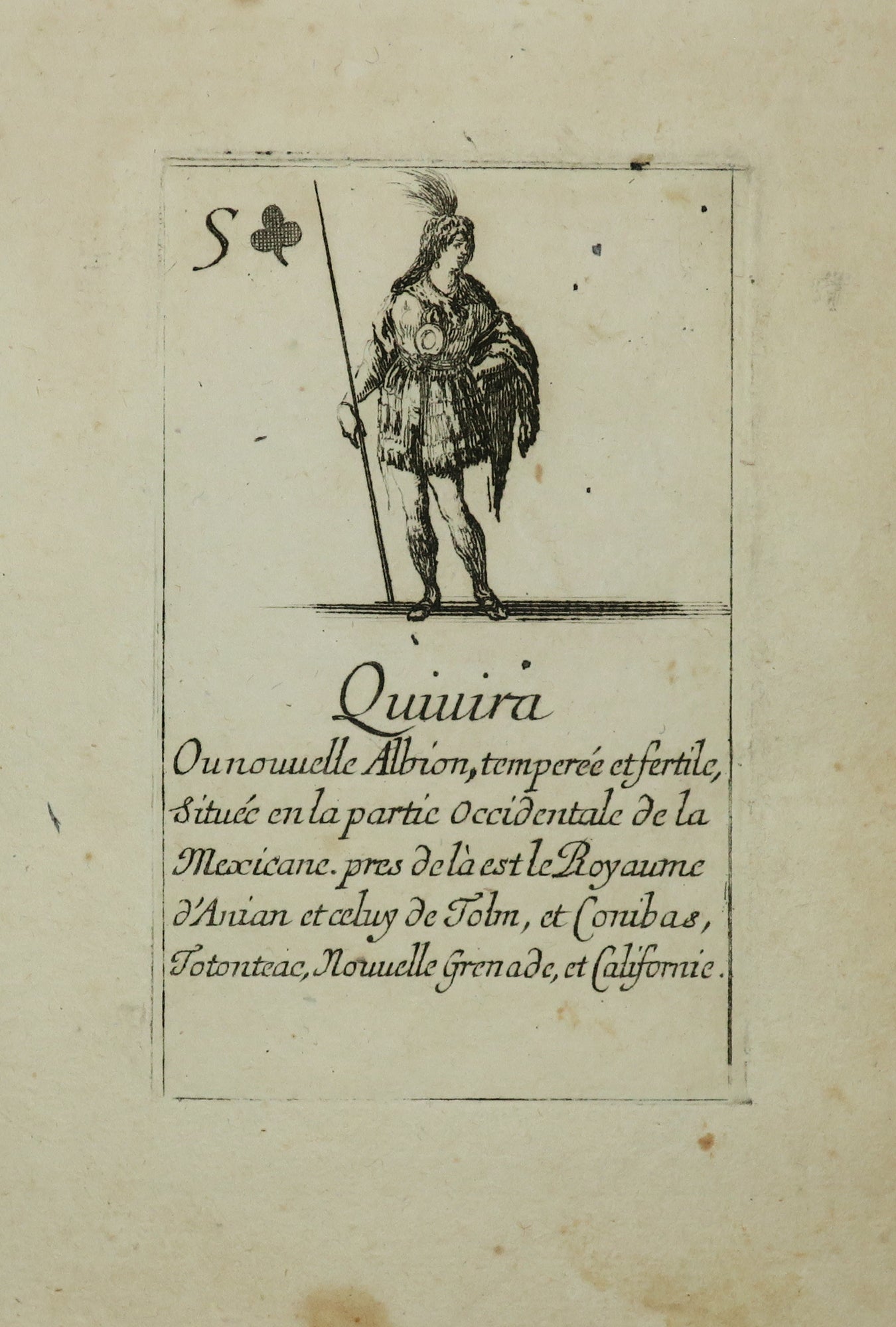 Quiuina. Carte de la suite