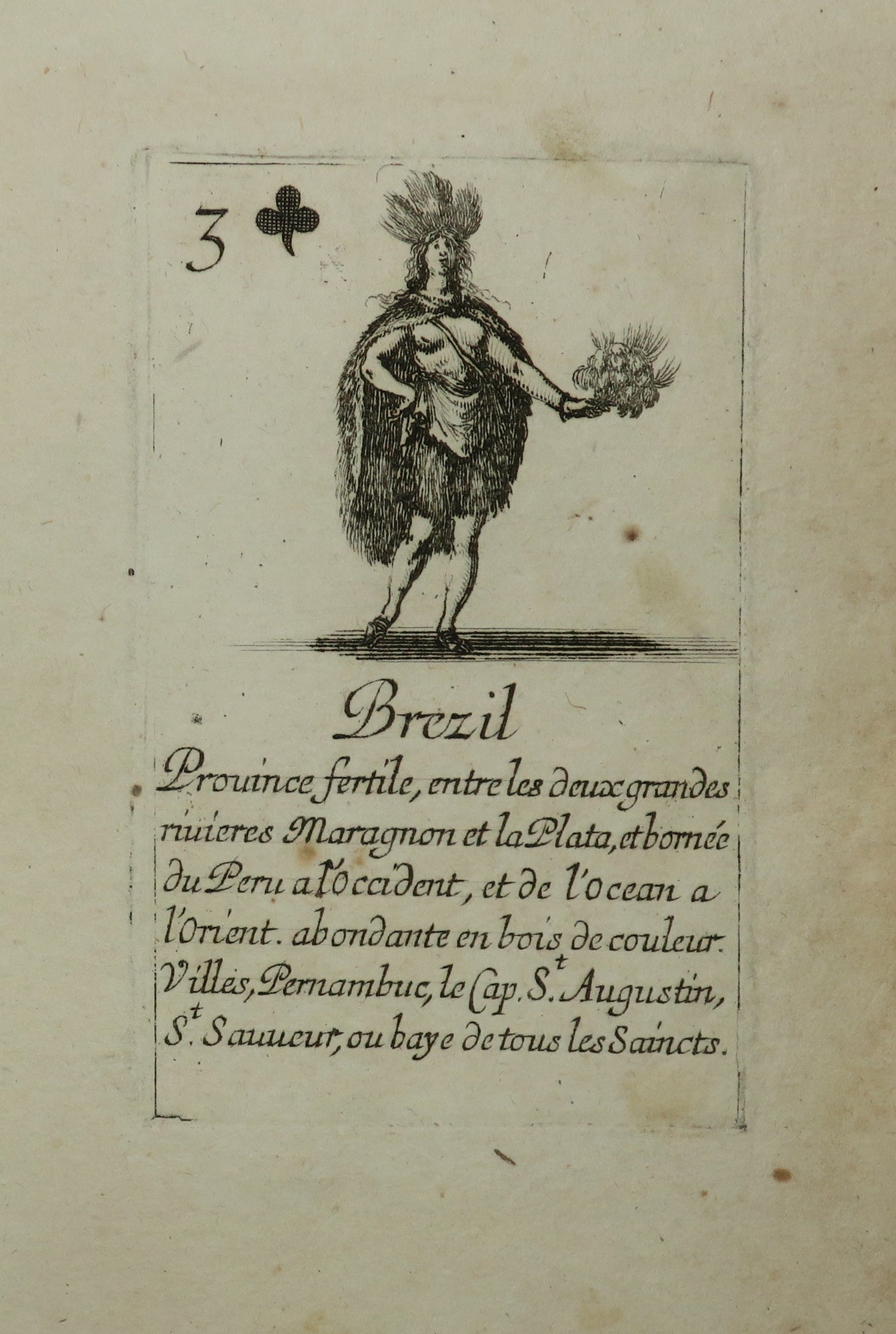 Brezil. Carte de la suite