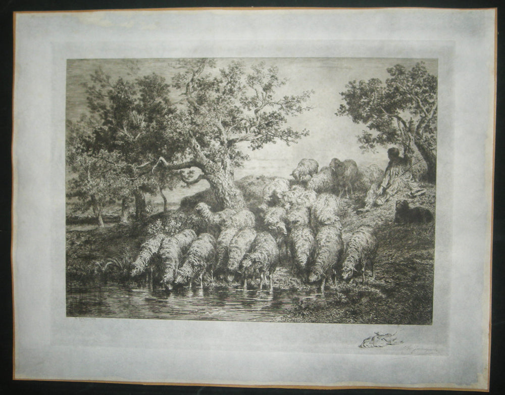 L'Abreuvoir aux moutons.