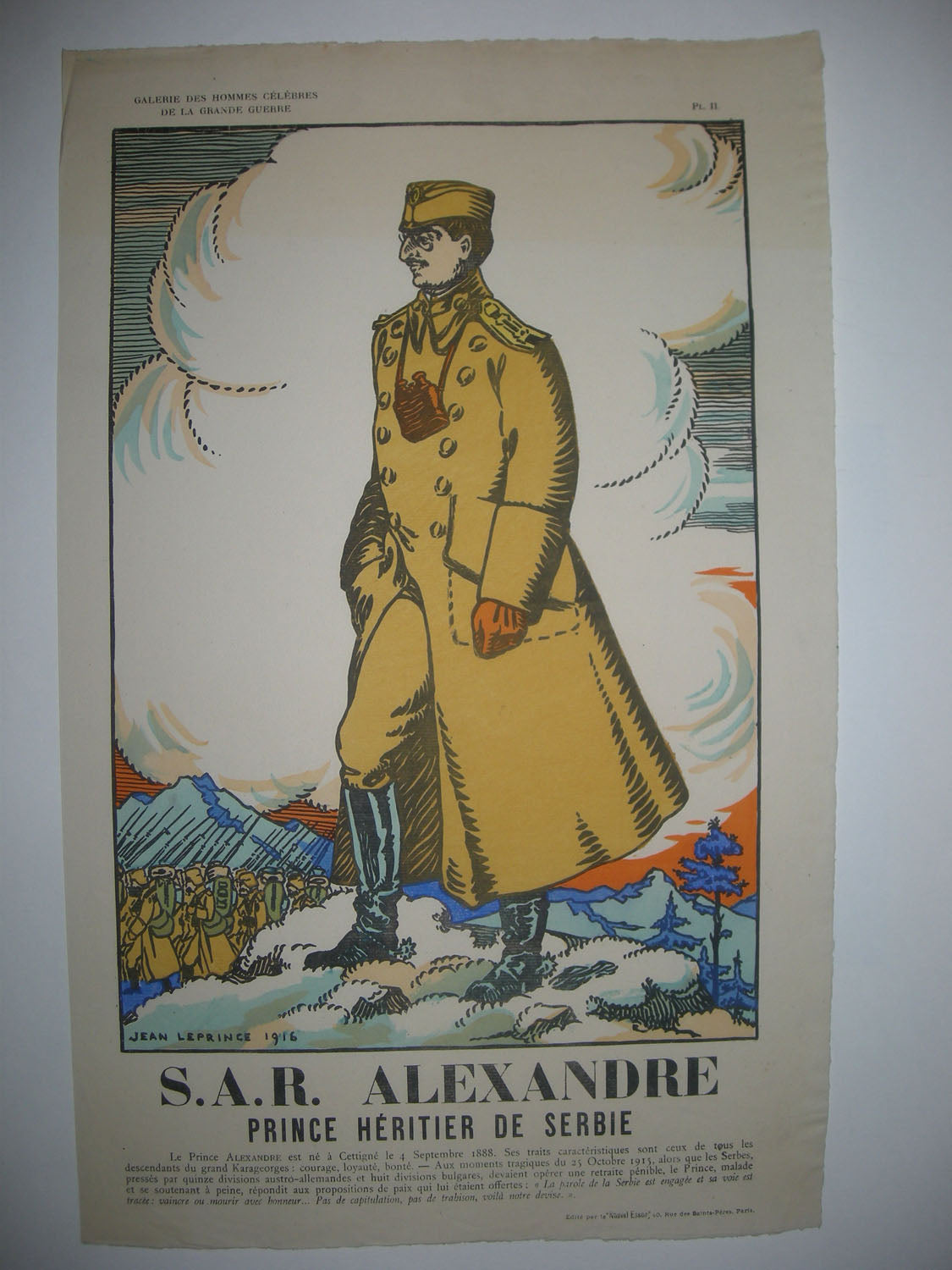 S.A.R Alexandre, Prince Héritier de Serbie.