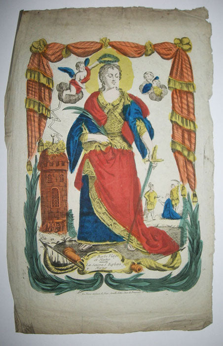 Sainte Barbe Vierge et Martyr.