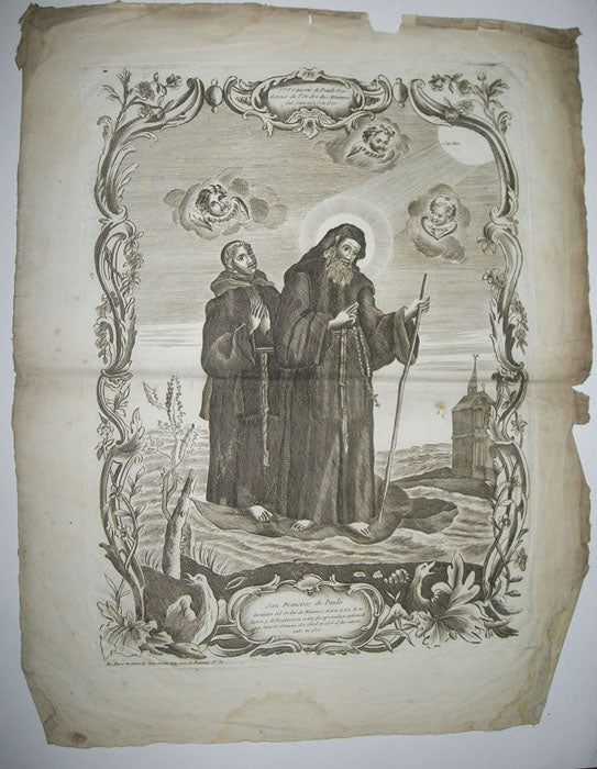 Saint François de Paule, Fondateur de l'Ordre des Minimes, fut canonizé en 1570.