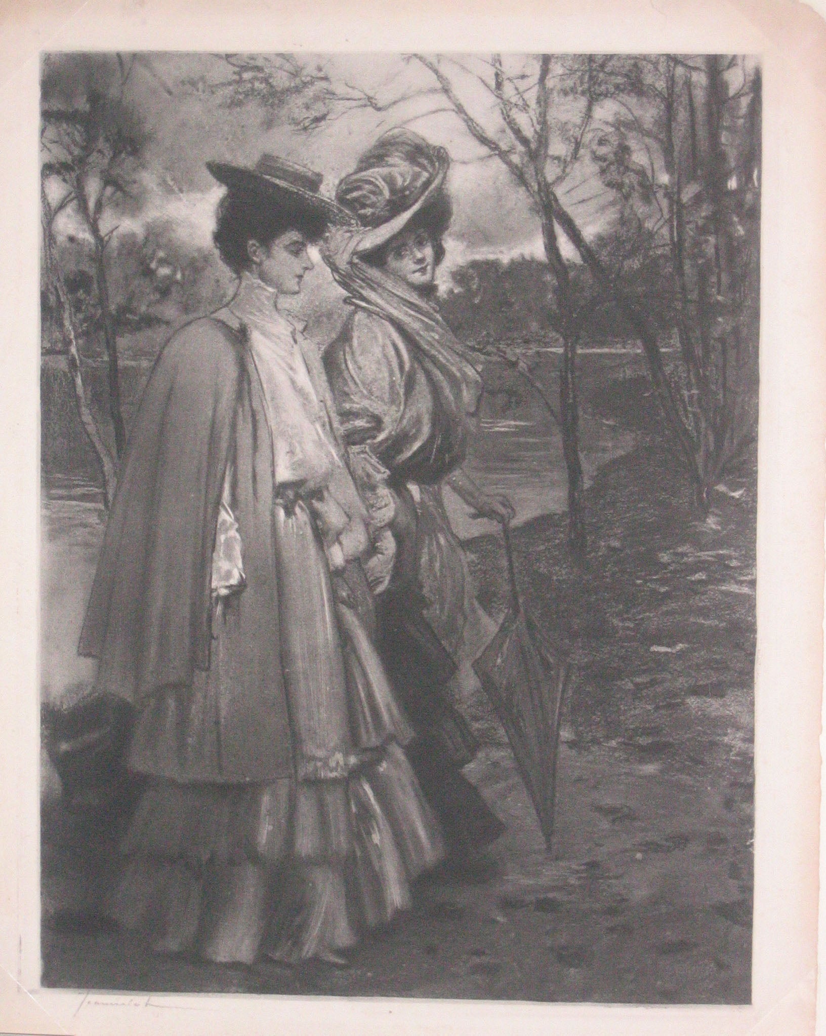 Deux Elégantes en Promenade.