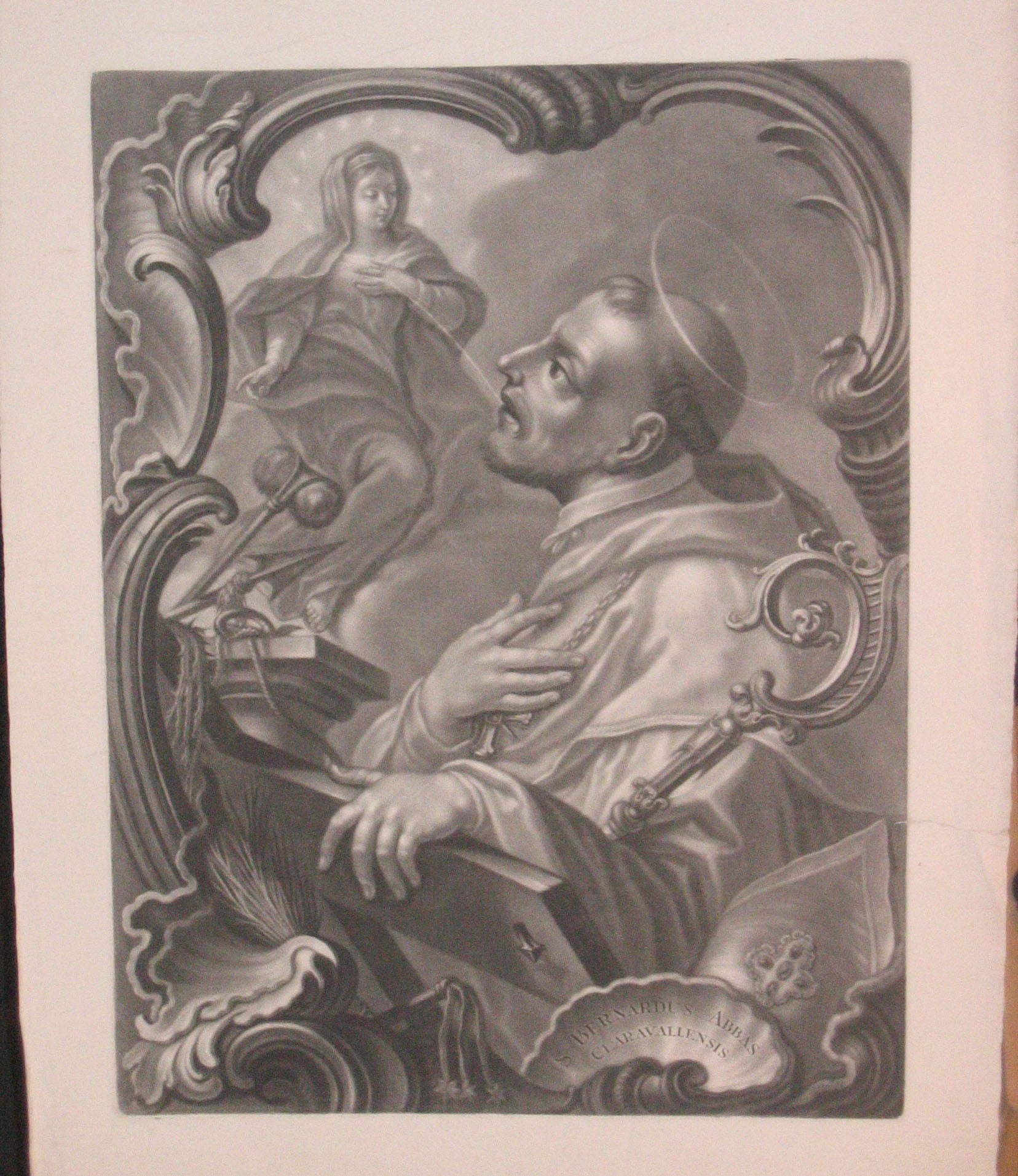 St Bernardus Abbas Claravallensis.