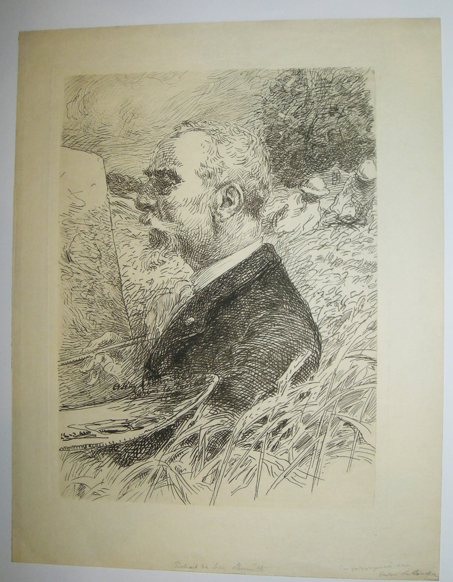 Portrait de Léon Lhermitte.