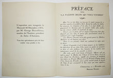Charger l'image dans la galerie, Invitation pour l'Exposition "La Passion du Christ" Grande suite dite "La Passion selon qui vous voudrez", Soixante dessins de Bernard Naudin, pour accompagner et servir les oratorios, cantates & compositions des maîtres de la musique sacrée, à la Galerie Pelletan, 125 Boulevard Saint-Germain, du 17 décembre au 15 janvier.
