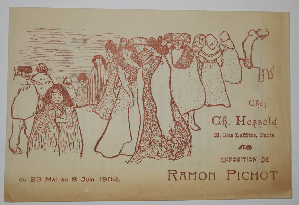 Invitation pour l'Exposition de Ramon Pichot, du 23 mai au 8 juin