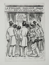 Charger l'image dans la galerie, Carte adresse pour le Relieur J. Foulquier, Rue de Londres, 29, à Paris.